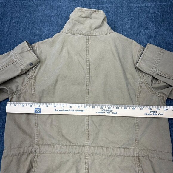 Madewell Chore Coat Womens Large Full Zip Tan Khaki Workwear Barn Jacket - Picture 6 of 8